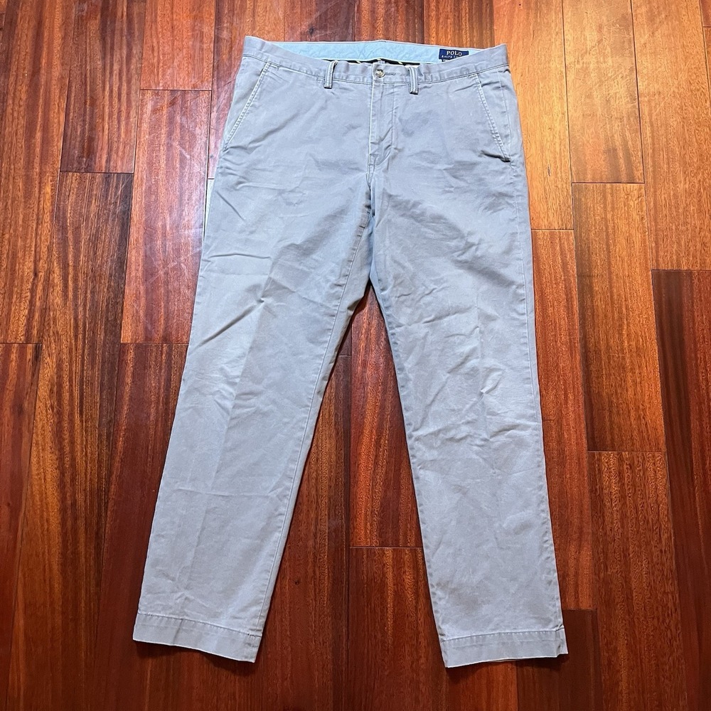 Polo Ralph Lauren Pants Mens 34x30 (36x29) Stretch Straight Fit Chino Preppy